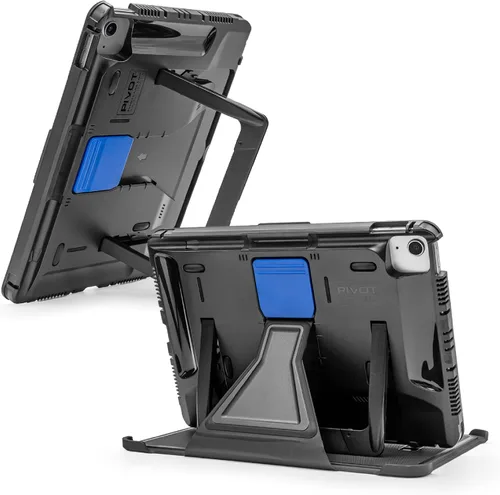 PIVOT A22A - Funda resistente para iPad (A16), iPad (10ª generación), protección de grado militar con sistema de montaje universal y soporte, piloto