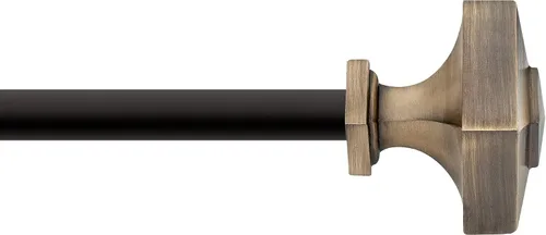 Miniatura 16 de Deco Window - Varilla ajustable para cortinas para ventanas de 18 a 44 pulgadas, poste de hierro de 1 pulgada extendible de alta resistencia