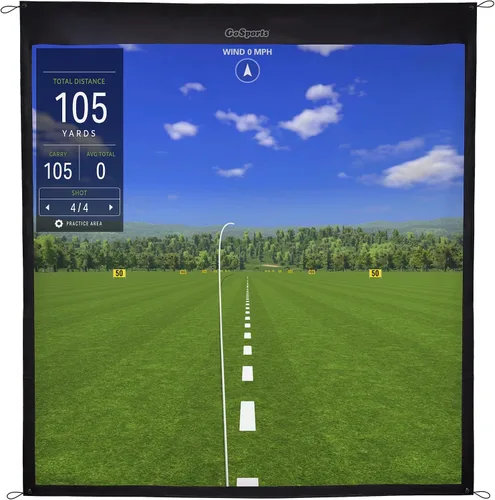 Pantalla de Impacto para Simulador de Golf GoSports - Elija 6.5 pies x 7 pies o 9 pies x 7 pies