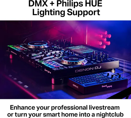 Miniatura 6 de SoundSwitch Control One - Controlador profesional de iluminación DMX para DJ con 3 meses de acceso al software SoundSwitch y soporte para luces DMX