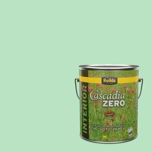 Miniatura 67 de Rodda Paint CASCADIA ZERO - Pintura e imprimación semibrillante para interiores en uno, 1 galón, azul huevo huevo azul
