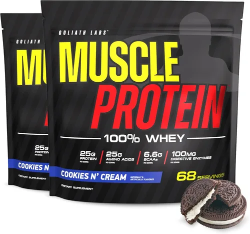 Miniatura 18 de COLOSSAL LABS Muscle Protein - Polvo de suero de leche [5 libras/paquete de 1] – Filtrado en frío, 0.88 oz de proteína pura, 0.18 oz de BCAA