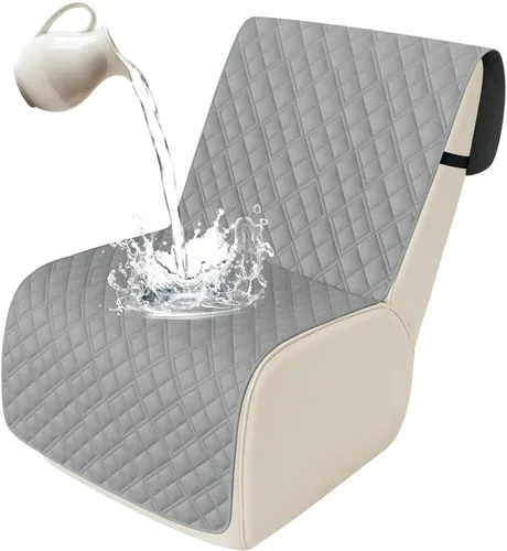 Miniatura 23 de Arfntevss Fundas de sofá modular reclinable, 100% impermeable, en forma de L, para sillón reclinable en forma de L, funda seccional lavable