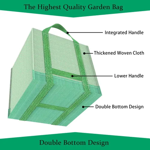 Miniatura 3 de Bolsas de basura reutilizables para patio, bolsas de césped, bolsas de hojas, bolsa de jardín plegable, bolsa de jardín emergente, bolsa