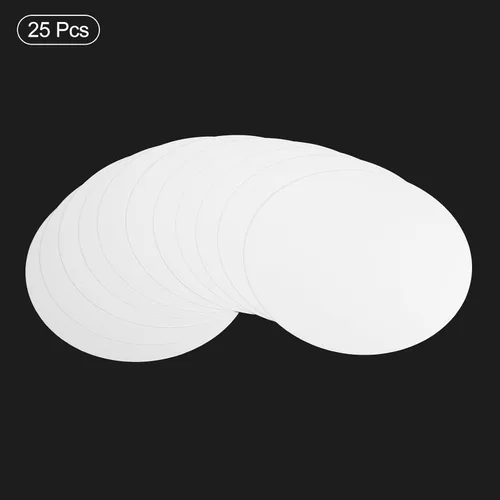Miniatura 53 de PATIKIL Papel de cartón redondo de 5.9 pulgadas, 25 unidades de círculos de disco en blanco para decoración de fiestas, manualidades, manualidades