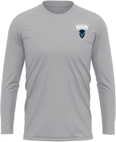 Miniatura 374 de Camisa deportiva de manga larga oficial de la NCAA Collegiate para hombre, con logotipo en el pecho izquierdo, colección Athletic Heather