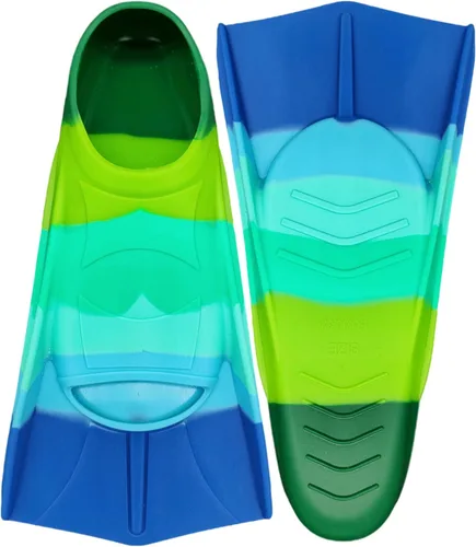 Miniatura 2 de Swimming Training Fins,Comfortable Silicone Flippers for Swimming and Diving,Size Suitable Kids Girls Boys Adult
