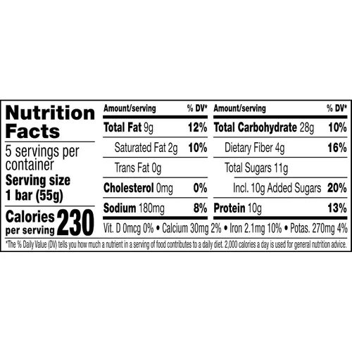 Miniatura 9 de RXBAR - Barras de mantequilla de nuez y avena con proteína, snacks de proteínas, mantequilla de maní y chocolate oscuro (6 cajas, 30 barras)