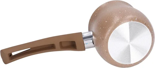 Miniatura 3 de TOPINCN Cacerola antiadherente, cacerola de inducción, cacerola de leche antiadherente con labio de vertido para inducción, quemadores de gas