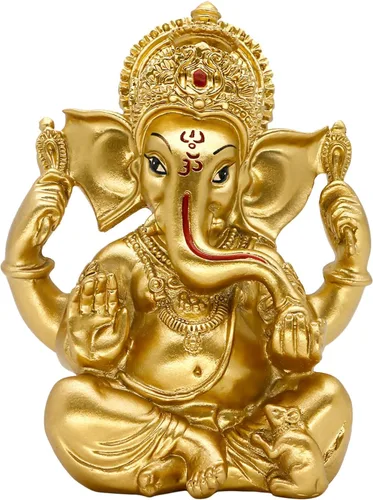 Miniatura 7 de BangBangDa Estatua hindú de Ganesha Diwali Decoración – India Dios Señor Ganesh Ganpati Ídolo indio Hogar Oficina Templo Mandir Puja Decoración