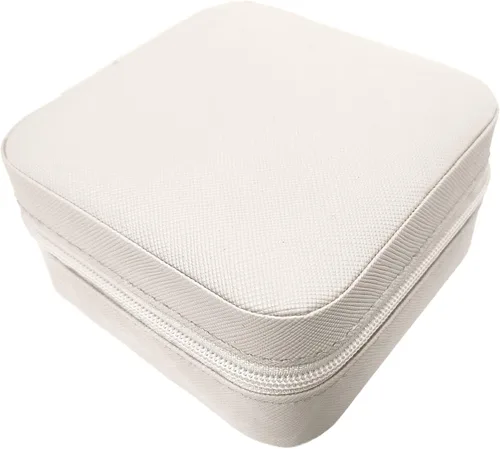 Miniatura 7 de Joyero pequeño de viaje, mini joyero portátil de cuero, organizador de anillos, estuche organizador de anillos, cajas de regalo para niñas