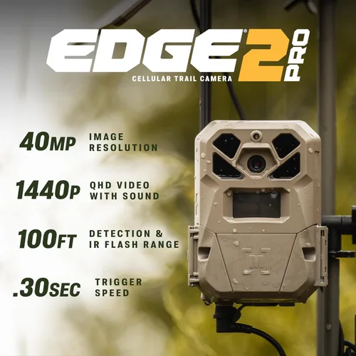 Miniatura 3 de Moultrie Edge 2 Pro Cellular Trail Camera - Auto Connect Nationwide 4G LTE - On Demand 40MP Photo - 1440P Video with HD Audio - Ai False Trigger