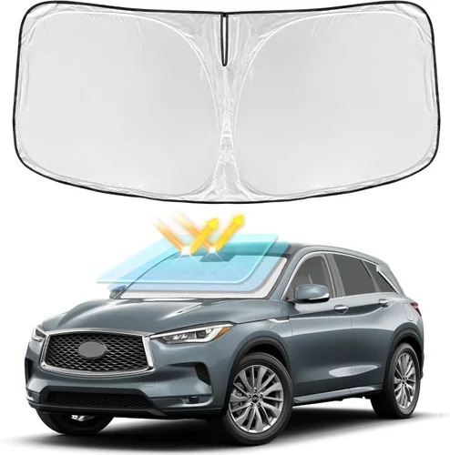 Miniatura 60 de para Dodge RAM 1500 2019-2024 2025 2026 Parasol Parasol para Parabrisas Cubierta - 4 Capas Parasol para Ventana Delantera para RAM1500 2Puertas
