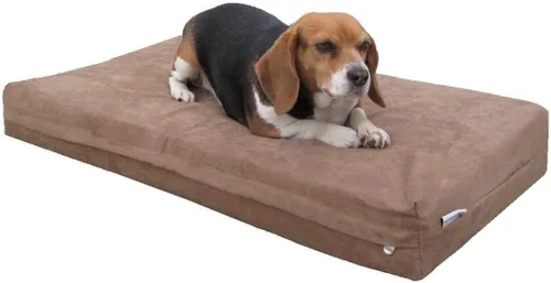 Miniatura 8 de Dogbed4less Cama ortopédica para mascotas con espuma viscoelástica para mascotas medianas y grandes, forro impermeable, funda lavable de microgamuza