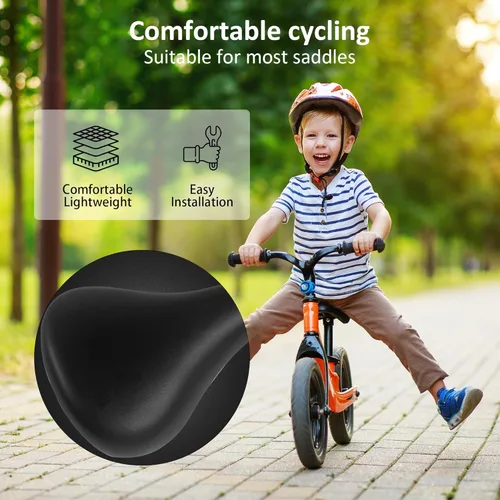 Miniatura 2 de Asiento de bicicleta para niños de 14, 16, 18, 20 y 24 pulgadas, para niños pequeños, bicicletas de repuesto para niños, silla de montar