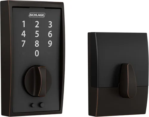 Miniatura 12 de Cerradura de seguridad táctil Schlage Camelot, BE375 CAM 605 Bright Brass