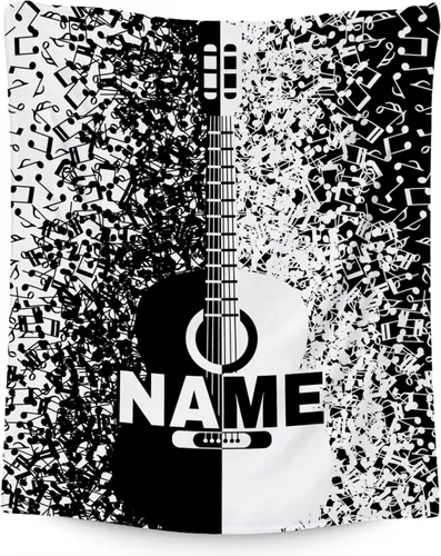 Miniatura 10 de Mercuryelf Manta de guitarra, suave, mullida y cálida, manta pequeña de 30 x 40 pulgadas para regazo y cuna, regalo para los amantes de la guitarra