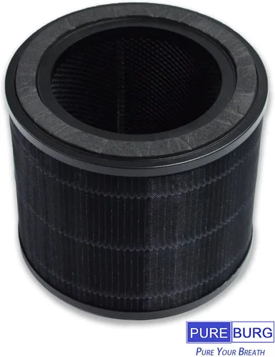 Miniatura 3 de PUREBURG Filtro de repuesto compatible con purificadores de aire AirExpect y AirExtend JL-AP-TB01, paquete de 2 unidades H13 HEPA de carbón activado