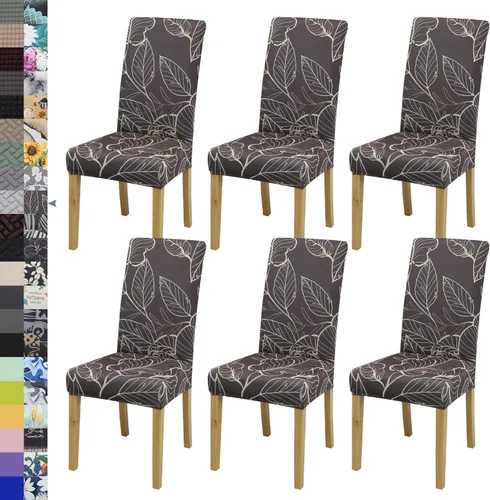 Miniatura 52 de BIETYONE - Fundas para sillas de comedor, juego de 2 fundas para sillas de comedor o cocina, lavables, protectoras, para sillas Parsons