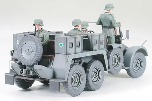 Miniatura 4 de Tamiya Modelos Krupp Protze Camión de remolque con kit de modelo Pak de 1.457 in