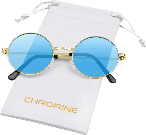 Miniatura 7 de CHRORINE Gafas de sol hippie redondas de los años 70, lentes retro para mujeres y hombres, accesorio de fiesta, festival, moda, gafas de sol vintage