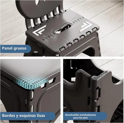 Miniatura 7 de UNICOO Juego de mesa y sillas plegables para niños, mesa y sillas plegables para niños, mesa de actividades plegable, mesa de picnic portátil, ideal
