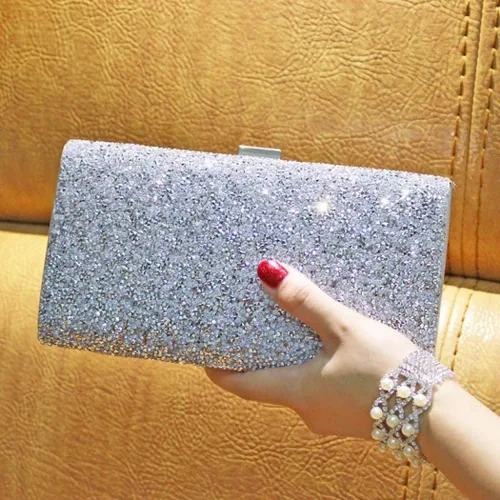 Miniatura 6 de Bolsos de mano de noche para mujer, bolso de mano de noche para fiesta, boda formal