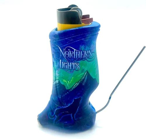 Miniatura 4 de Califari 's Toker Poker® - Funda para encendedor Bic Multi herramienta, colección Strain Art, herramienta de soporte para encendedor todo incluido