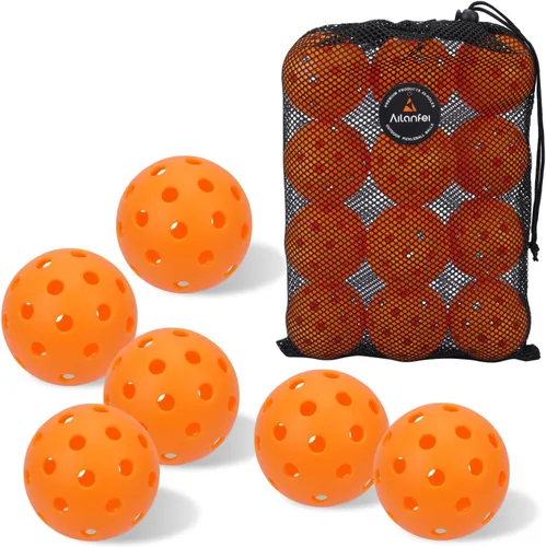 Miniatura 12 de Pickleball Balls 6 Pack 12 Pack- 40 Holes Outdoor Pickleball with Bag, Perfectly Balanced, High Bounce, Crack-Resistance，USAPA Standard - Multiple