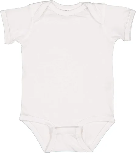 Miniatura 101 de RABBIT SKINS, Body de manga corta de jersey fino suave para bebé