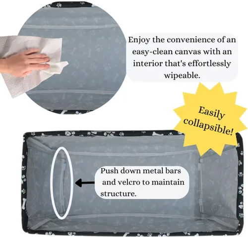 Miniatura 454 de NGIL Bolsa de comestibles reutilizable extra grande plegable de gran tamaño para comestibles, almacenamiento, picnic, playa, Bronco-negro occidental