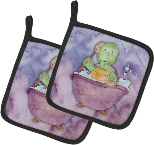 Miniatura 6 de Caroline's Treasures BB7370PTHD - Juego de soportes para ollas de herradura para cocina, resistentes al calor, almohadillas calientes para cocinar