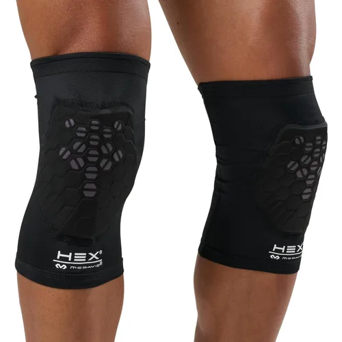 Miniatura 8 de McDavid Rodilleras con tecnología HEX de absorción de humedad para mujeres/hombres, protección para codos y espinillas, almohadillas Hex