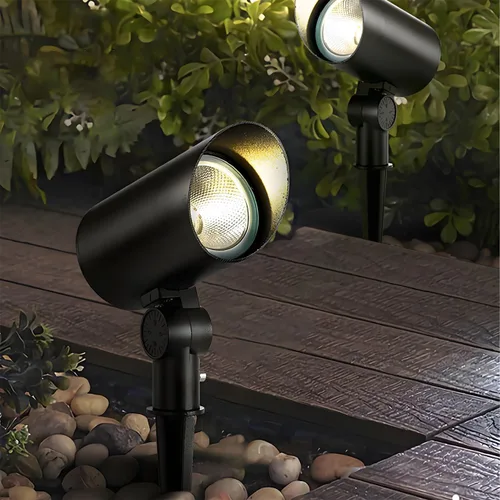 Miniatura 9 de Angoily 25 estacas de luz solar, 5.5 x 0.55 pulgadas, estacas de repuesto de luz, para Halloween, para iluminación de jardín, paisaje, patio