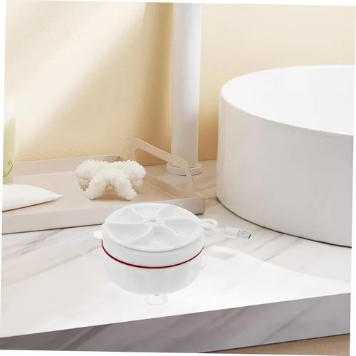 Miniatura 6 de Lurrose Mini lavadora portátil con alimentación USB, mini lavadora portátil para ropa interior, calcetines, turbo lavado para dormitorio, viajes