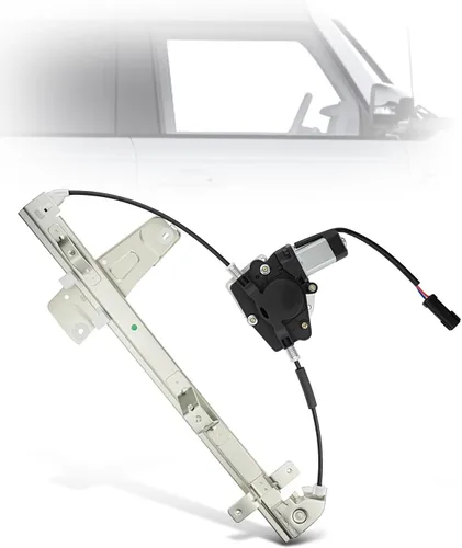 Miniatura 10 de YHTAUTO Elevalunas eléctrico delantero del lado del conductor con conjunto de motor de 2 pines compatible con Jeep WJ Series Grand Cherokee