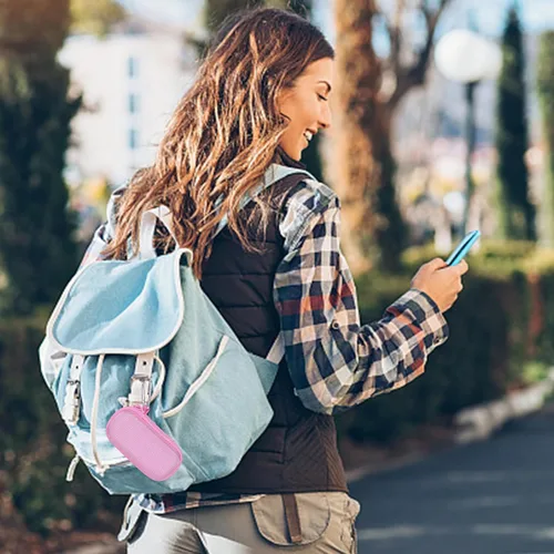 Miniatura 9 de co2CREA Funda rígida compatible con Anker 621 Nano Power Bank 5,000mAh 12W cargador portátil, funda rosa Rosado