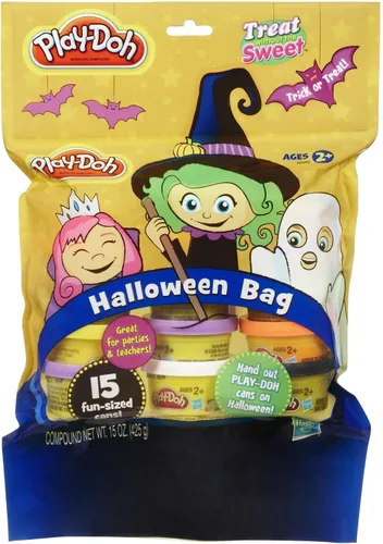 Miniatura 2 de Bolsa para Halloween «treat without the sweet», 15 botes de 1 onza, de Play Doh