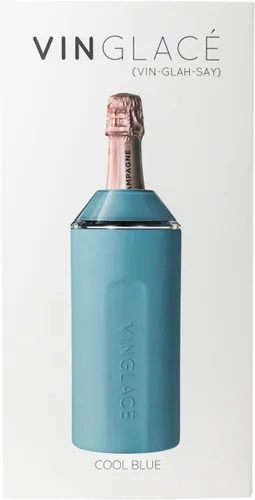 Miniatura 5 de Vinglacé Enfriador de Botella de Vino - Aislador de Champán Portátil - Funda de Enfriador de Vino de Acero Inoxidable - Mantiene el Vino Frío