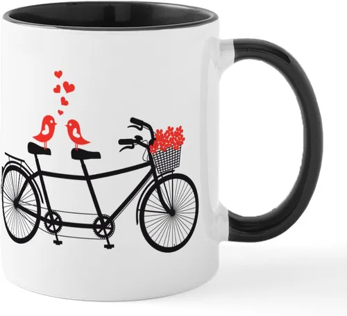 Miniatura 25 de CafePress Bicycle Bike Riding 11 Oz Ceramic Mug 11 oz (325 ml) Ceramic Coffee Mug