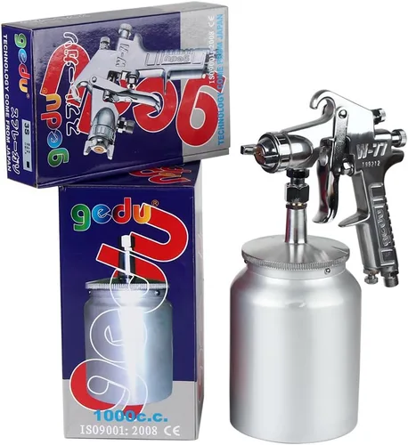 Miniatura 9 de Pistola de agua de alta presión con tanque de 1000 cc, boquillas de 2 mm, 2.5 mm, 3 mm, plateado