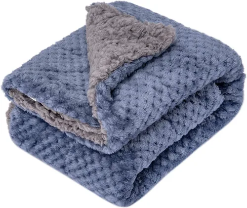 Miniatura 15 de Manta o manta mullida para bebé, suave, cálida y acogedora manta de vellón coral para niños pequeños, bebés o recién nacidos, para cuna, cochecito
