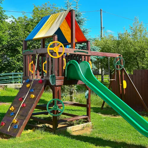 Miniatura 5 de Juego de 6 volantes de plástico para parque infantil, juego de volante, juguetes para niños, casa de juegos, accesorios para casa de árbol