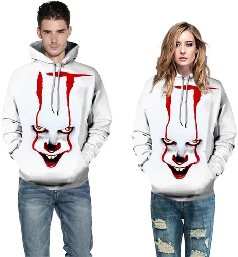 Miniatura 5 de Plustrong Sudaderas con capucha 3D unisex novedosas y divertidas para Halloween y Navidad