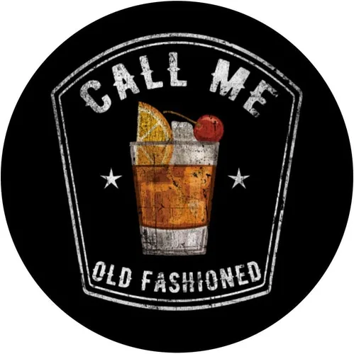 Miniatura 3 de Vintage Call Me Old Fashioned Whiskey Funny Print PopSockets Grip and Stand para teléfonos y tabletas