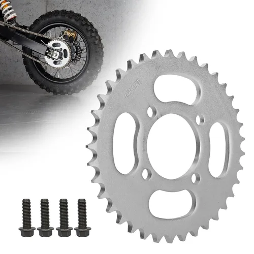 Miniatura 13 de RUTU Piñón de Cadena 420 Piñón Trasero 35 Dientes 76mm para Motocicletas Chinas de 50 70 90 110 125 140cc 150 160 170 Cc Apollo RFZ CRF50 XR50 SDG
