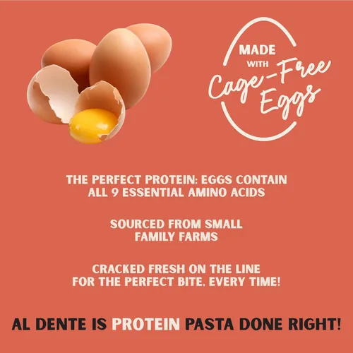 Miniatura 6 de Al Dente Carba-Nada Fettuccine de ajo asado, bajo en carbohidratos, alto en proteínas, apto para dieta cetogénica y de puntos, fideos de pasta