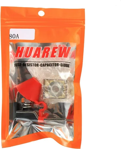 Miniatura 5 de Bloque de Fusibles de Terminal MRBF de 80 AMP Portafusibles de Un Perno 5/16" (M8) Compacto Fusible de Batería Calificado 80A
