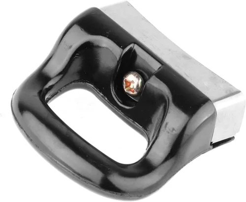 renvena Par de manijas de repuesto para ollas y hornos holandeses (2 piezas, mango de 4 tornillos), color negro, talla única A