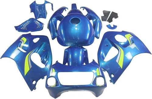 Miniatura 14 de Kit de carenado de inyección azul, negro y blanco para Suzuki GSXR600 GSX750 2006 2007 GSXR 600 GSX-R750 06 07 ABS Carenado de plástico completo